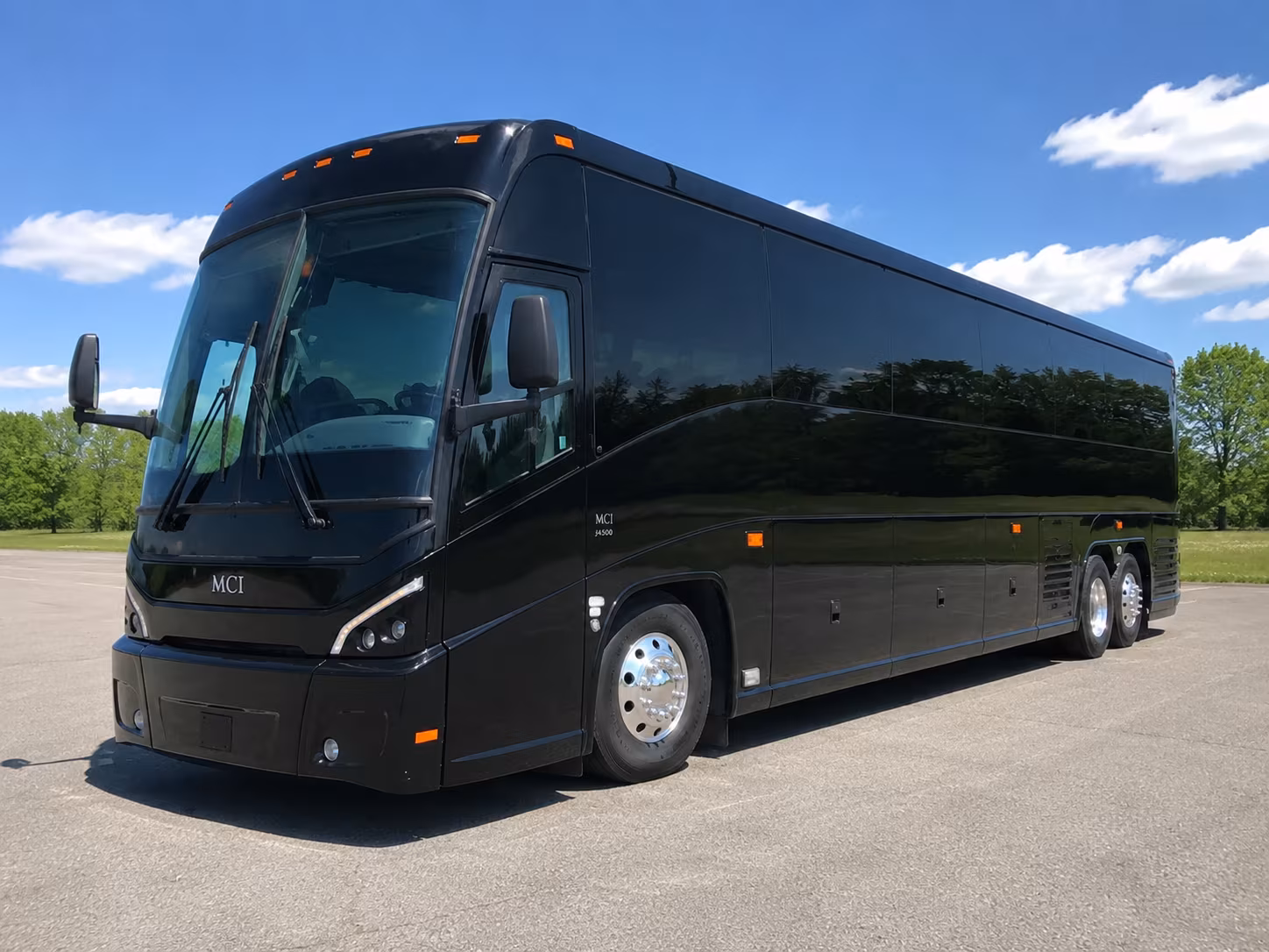 plano bus rental service area