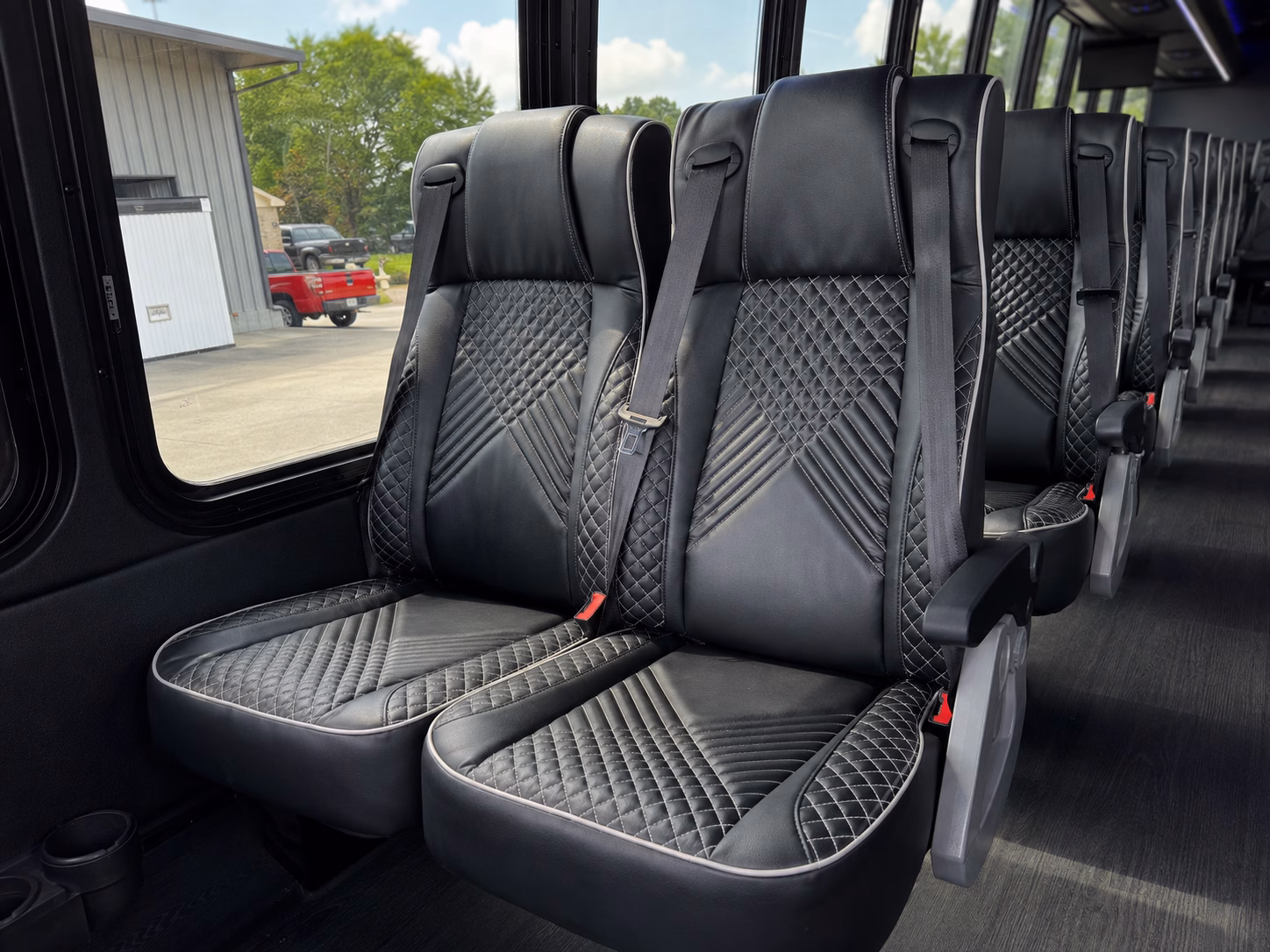 plano prom transportation onboard seating