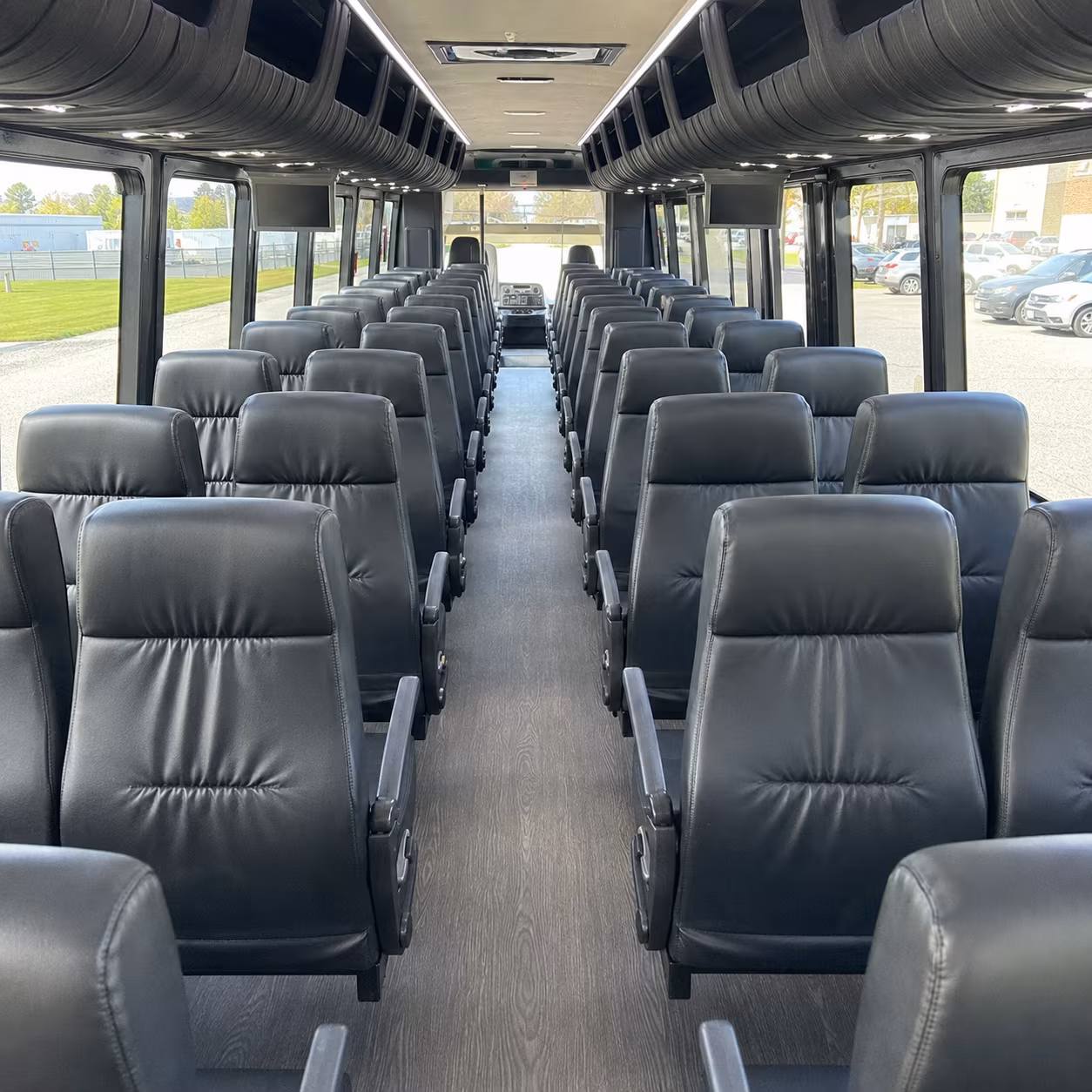 plano religious group transportation onboard seating