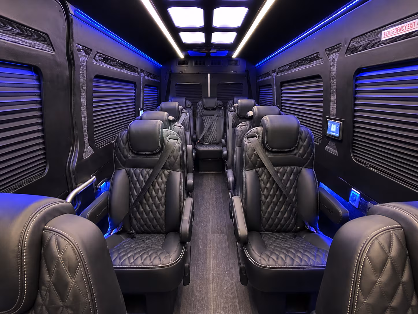 plano school event transportation onboard seating